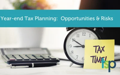Year-end Tax Planning: Opportunities & Risks